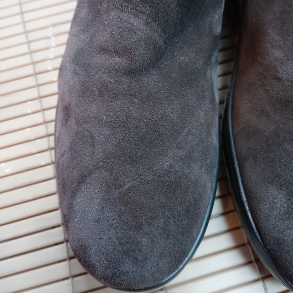 SPERRY TOP-SIDER weatherproof Brown Suede Pull On wedge heel sz 9M Women’s Boot. - Picture 7 of 13